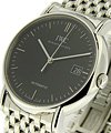Portofino Automatic Steel on Bracelet with Black Dial