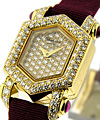  Haute Joaillerie Yellow Gold with Pave Diamond Case and Dial