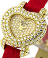  Haute Joaillerie Heart Shaped Yellow Gold with Diamond Case & Diamond Dial
