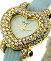 Haute Joaillerie Heart Shaped Yellow Gold with Diamond Case  