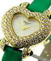 Heart Shaped -  Haute Joaillerie  Yellow Gold with Diamond Case & Diamond Dial
