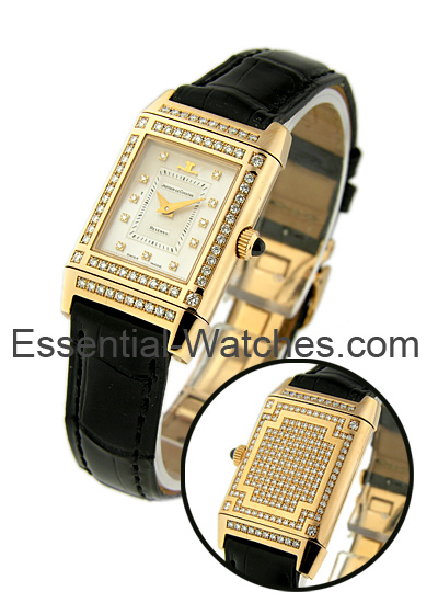 Jaeger - LeCoultre Lady's Reverso with Diamond Case 