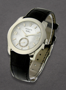Pre-Owned Rolex 5240/6 Men's Cellini 35mm in Platinum 5240/6