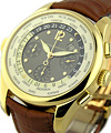  World Time Chrono  Yellow Gold on Strap