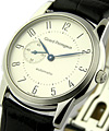 Classique Elegance - Mid Size Steel on Strap with Silver Dial
