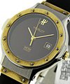 Classic - Lady's Small Size  2-Tone on Rubber with Burgandy Dial