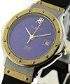 Classic - Lady's Small Size  2-Tone on Rubber with Blue Dial
