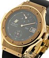 Classic Regulateur in Rose Gold Rose Gold on Rubber with Black Dial