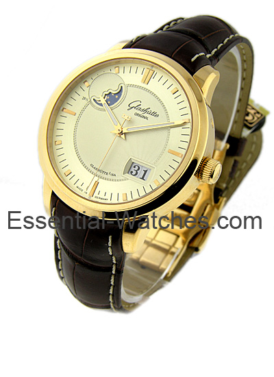 Glashutte Senator PanoRama Date with Moon Phase - NEW STYLE 