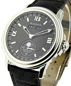 Leman Moonphase & Complete Calendar Stainless Steel with Black Dial on Bracelet