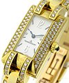 Ideal - Lady''s with Diamond Case Yellow Gold with Diamond Bracelet
