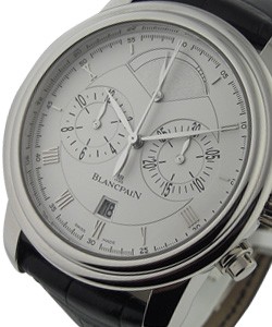 Le Brassus Split Second Chronograph with Power Reserve Platinum on Strap with White Dial - 100pcs made