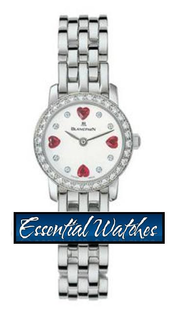 Ladybird Ultra-Plate  White Gold on Bracelet (Mini Size) with Diamond Case & Dial