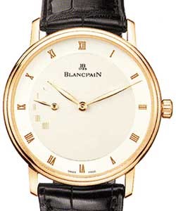 Villeret Ultra Slim - Power Reserve  Rose Gold on Strap