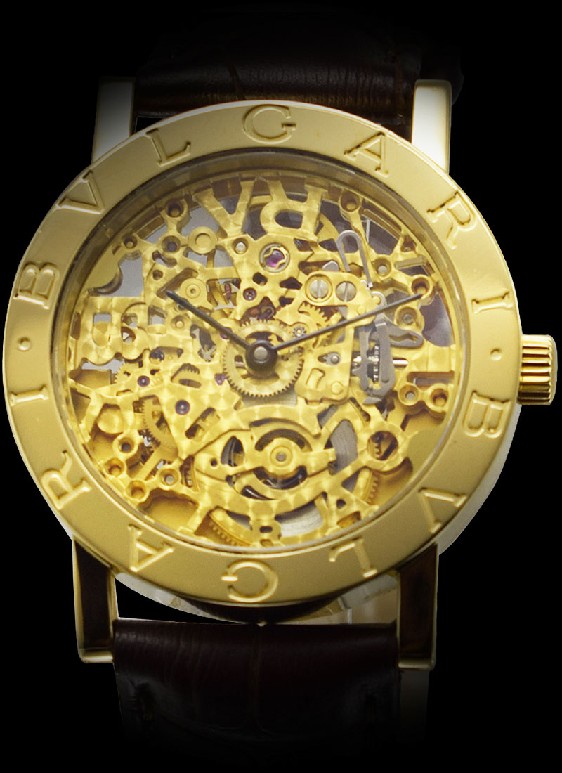 Bvlgari skeleton watch store price