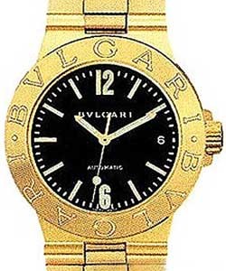 Diagono 29mm Automatic in Yellow Gold Yellow Gold on Bracelet with Black Dial