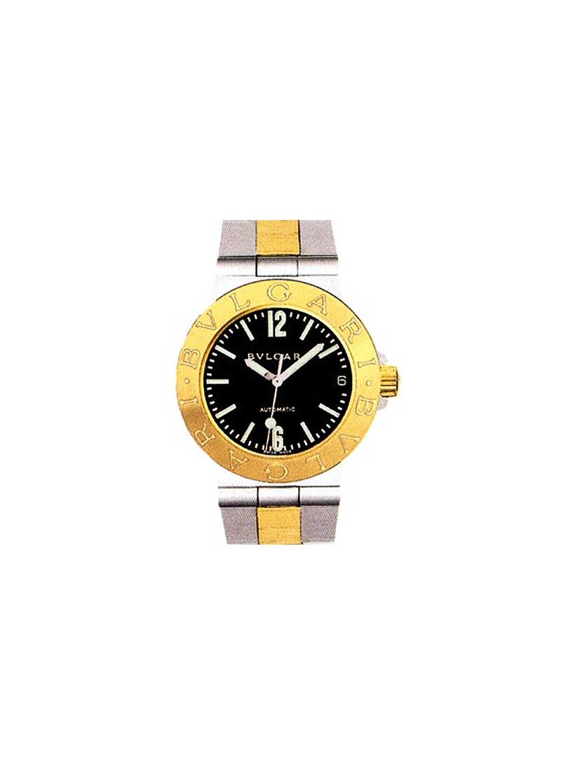 Bvlgari Diagono 29mm Automatic in Steel with Yellow Gold Bezel