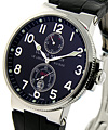 Marine Chronometer 1846 - Discontinued Steel on Strap with Black Dial