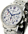  Marine Chronograph  **Discontinued**  Steel on Bracelet with Silver Dial