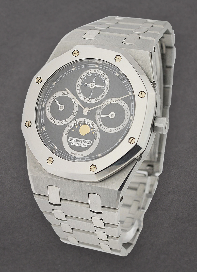 Audemars Piguet Royal Oak Perpetual Calendar Steel with Platinum Bezel