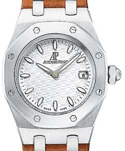 Royal Oak Movement Quartz in Steel Steel on Strap with Silver Dial 