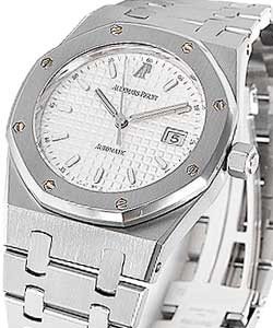 Royal Oak 33mm Automatic Steel on Bracelet with White Dial