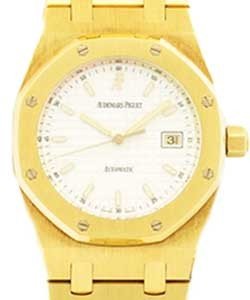Royal Oak Automatic Yellow Gold on Bracelet with White Dial