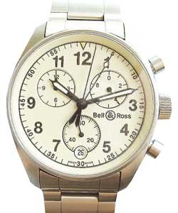Vintage 120 Chronograph Steel on Bracelet with Beige Dial 