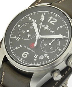 Military Type 126 - Chronograph Military Strap - Brown Dial