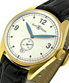 Vintage 123 Gold  Yellow Gold on Strap with White Dial 