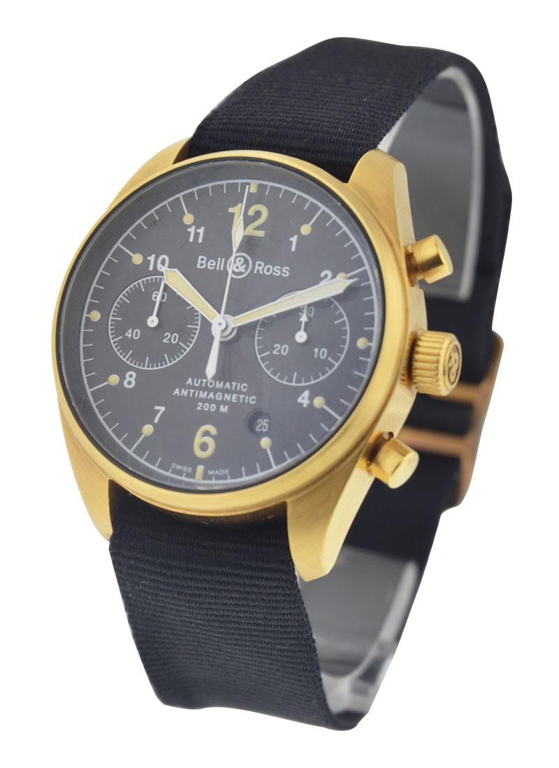 Bell & Ross Vintage 126 Chronograph in Yellow Gold