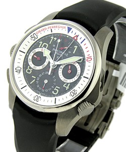 R & D 01 BMW Oracle Chronograph in Titanium Titanium on Rubber Strap with Silver/Black Dial