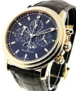 Blancpain Brassus Quantieme Perpetual Calendar Rose Gold - GMT with Moon Phase
