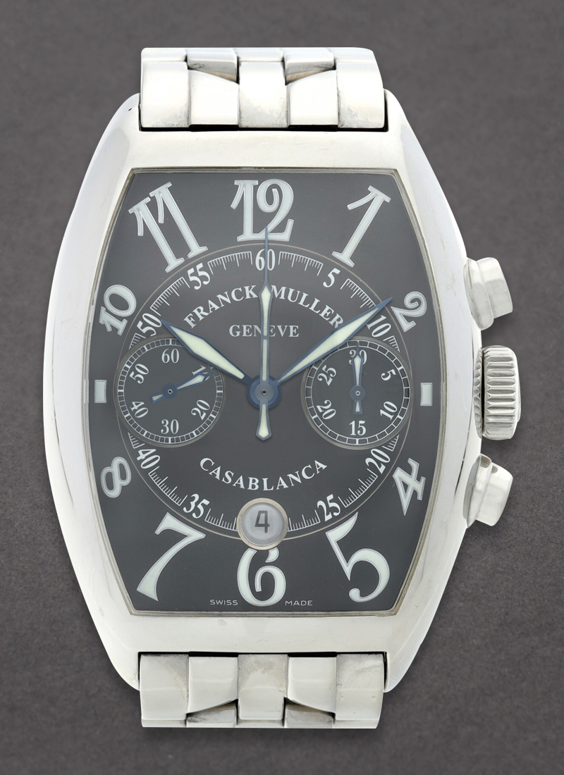 Franck Muller Casablanca Chronograph Large Size Automatic in Steel