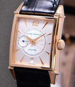 Vintage 45 Ladies- Petite Seconde Automatic - Rose Gold Rose Gold on Strap with White Dial