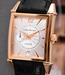 Vintage 45 Ladies- Petite Seconde Automatic - Rose Gold Rose Gold on Strap with White Dial