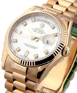 President Day-Date in Rose Gold  on Rose Gold President Bracelet with Champ Diamond Dial