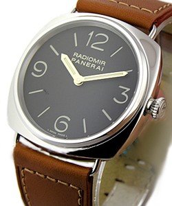 PAM 232 - Radiomir 1938  in Steel  - Special Edition of 1938pcs on Brown Calfskin Leather Strap with Brown Dial