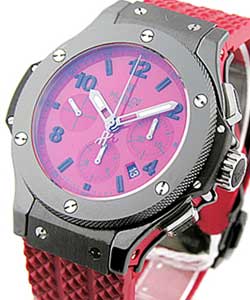 Big Bang Red Magic with Black Ceramic on Red Rubber Strap with Red Dial