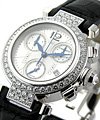 Pasha 32mm Chronograph - Automatic  White Gold - Diamond Bezel and Lugs