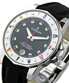 Men's Admiral Cup - 39 Steel Case with Black Dial on Strap - Nautical Bezel 