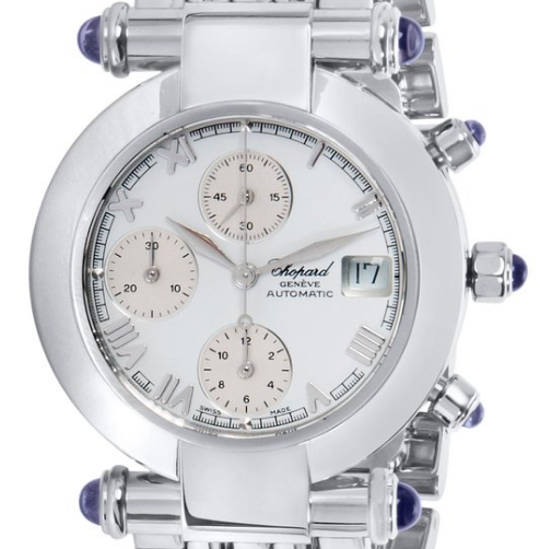 Imperiale Chronograph in Steel on Steel Bracelet with White Dial