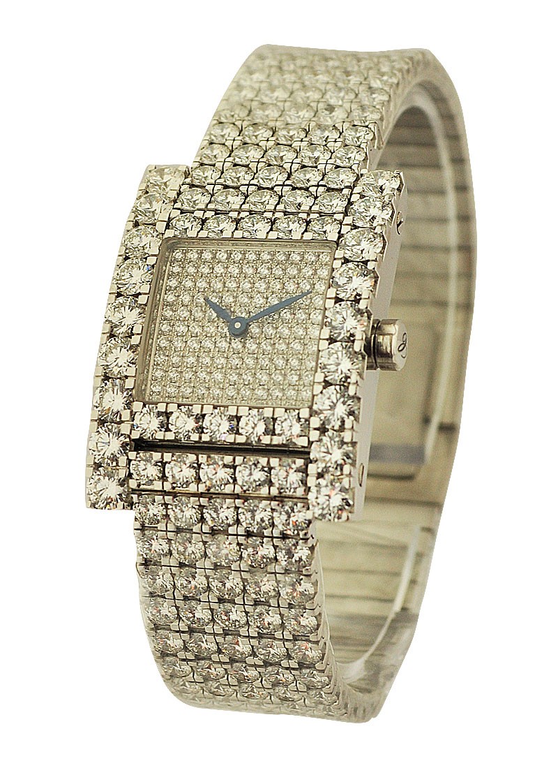 Chopard H-Watch with Full Pave Diamonds