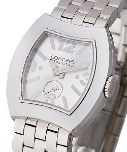 Lady's No. 3 - Concept B3 in Steel on Steel Bracelet with Silver Dial