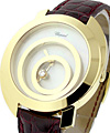 Happy Spirit in Yellow Gold Yellow Gold on Strap with White Mother of Pearl Dial 