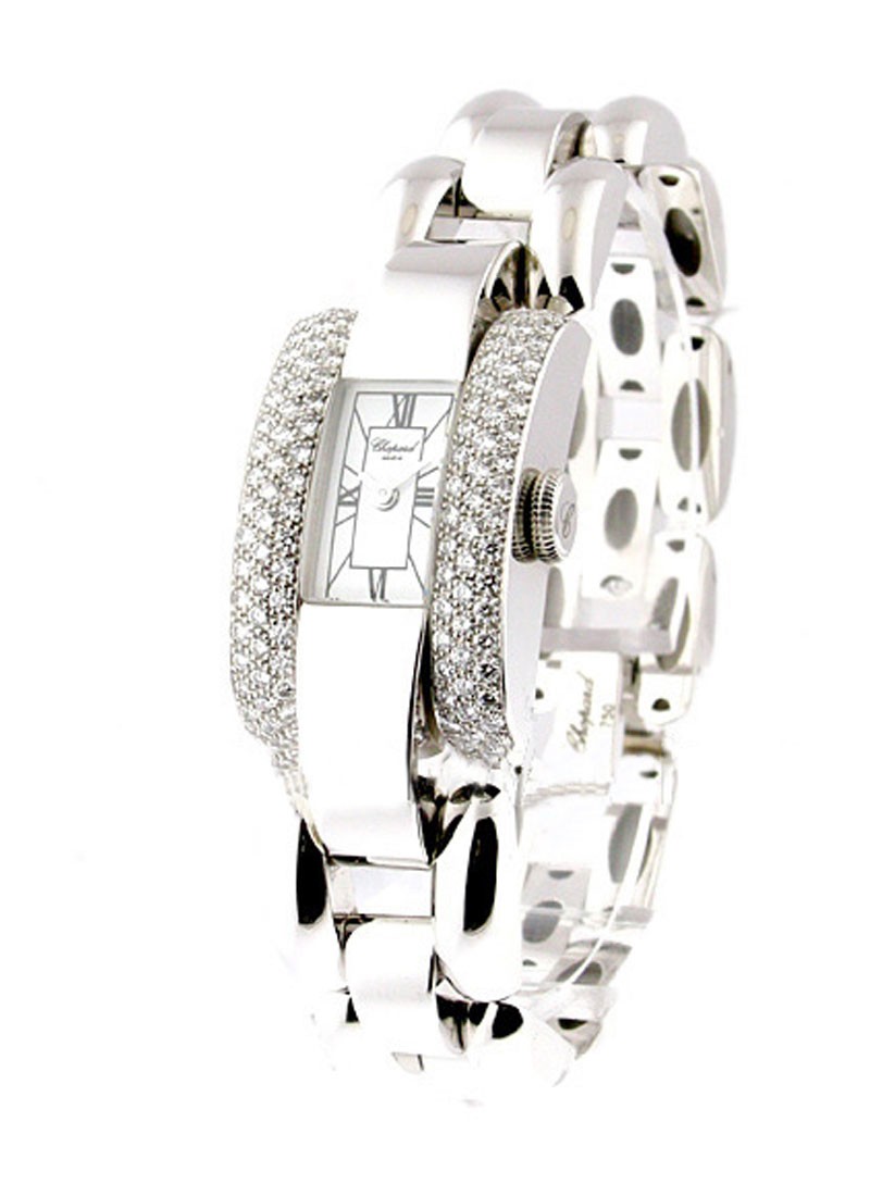 Chopard La Strada in White Gold  with Diamond Bezel