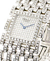 Montres Dame with Diamond Bezel & Diamond Bracelet White Gold on Diamond Bracelet with Pave Diamond Dial