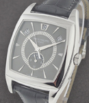 5135P Calendar  Annual Calendar in Platinum on Black Alligator Leather Strap with Anthracite Dial