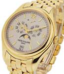 5146/1J Annual Calendar with Moon in Yellow Gold on Yellow Gold Bracelet with Cream Dial