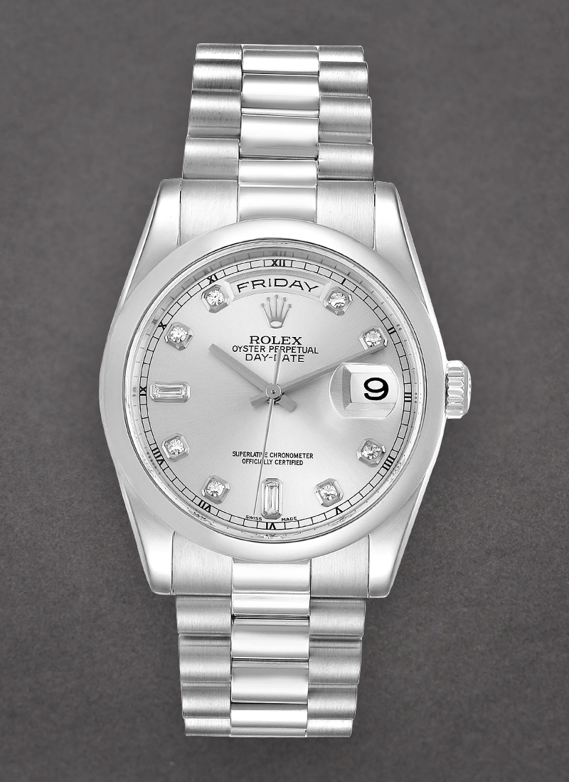 Pre-Owned Rolex President - Day Date - Platinum - Domed Bezel - 36mm